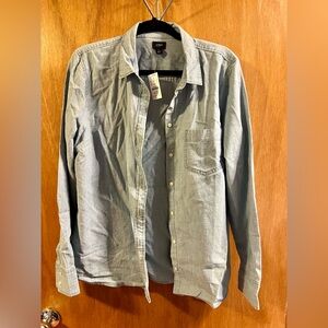 NWT J. Crew Women’s Chambray Button-Down Shirt Blouse